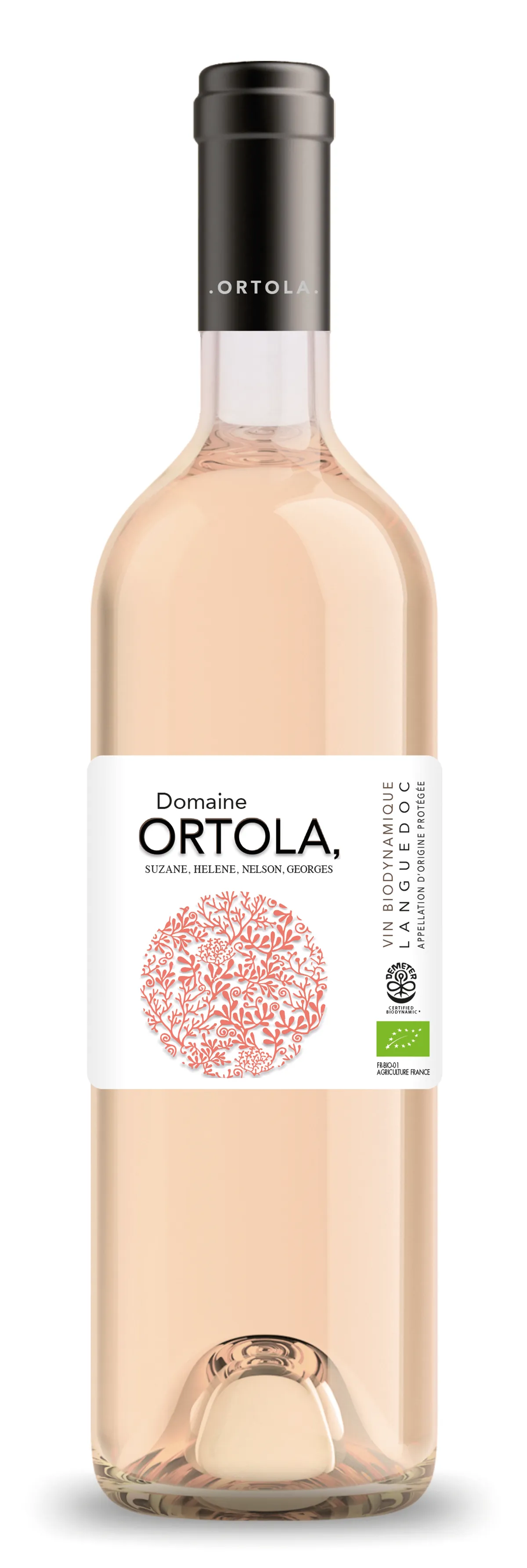 Domaine Ortola Vin rosé 13% bio 75cl - 8012